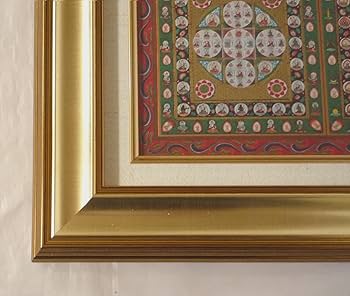 Amazon｜金剛界曼荼羅 曼荼羅 額装品 額付き 壁掛け 複製画 高精度細密